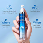 Spodare Under Eye Cream For Dark Circles And Puffiness, Caffeine Retinol Formula With 360 Degree Cooling Massage Ball, Peptides And Squalane For Eye Bags, Fine Lines And Wrinkles, 0.7 Fl Oz