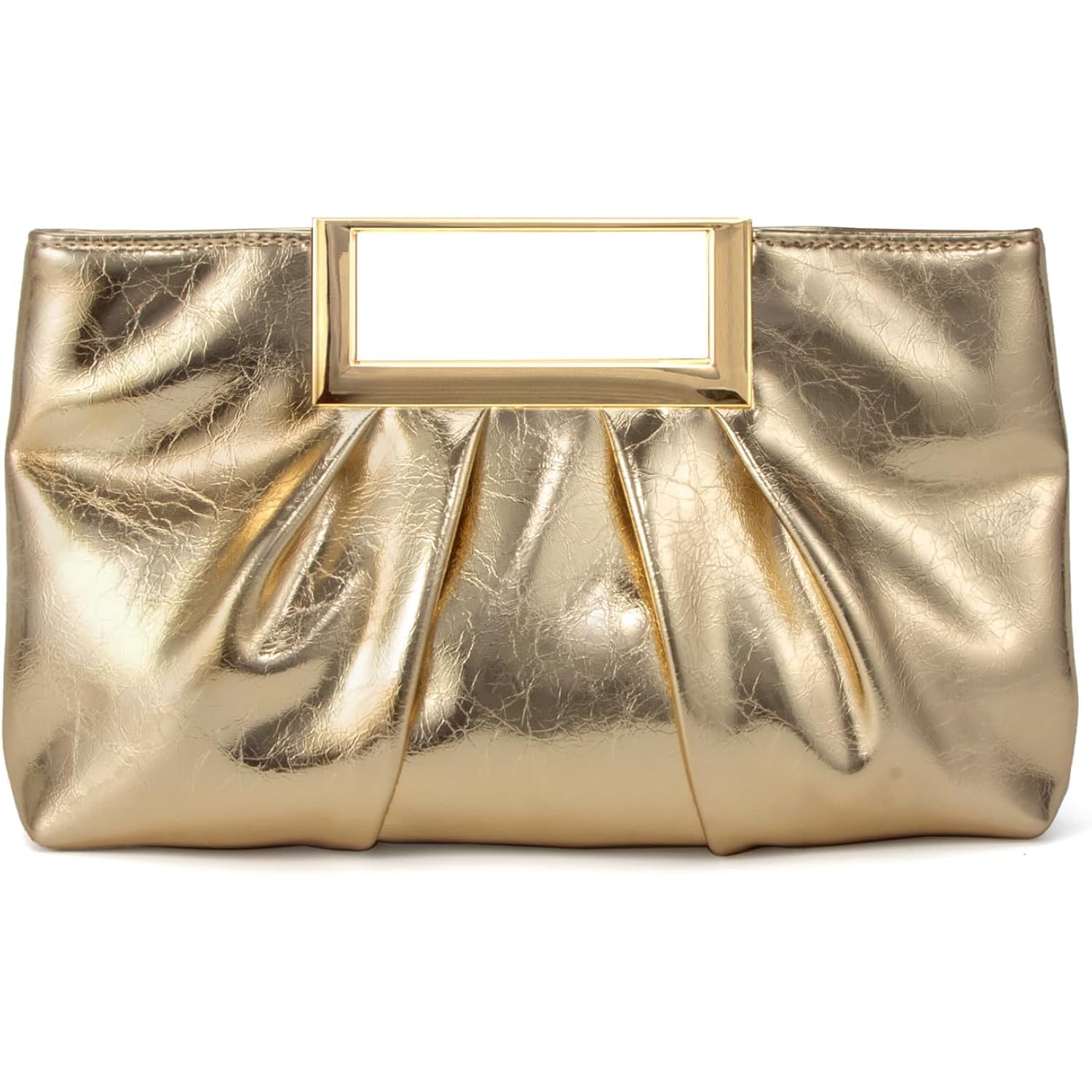 Evening Clutch Bag Bright Color Pu Leather Formal Handbag Suitable For Wedding Prom Black Tie Events