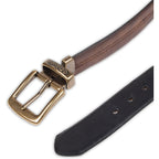 Columbia Men'S 2-In-1 Reversible Casual Leather Belt – Versatile Everyday Style, Dual-Sided Strap