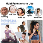 Metal Headbands For Men Fashion Headband For Women, Unisex Wavy Hair Bands Outdoor Sports Head Bands Simple Elastic Non-Slip Hair Accessories (6 Pack)