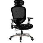 Staples Hyken Ergonomic Task Chair, Mesh, Ergonomic, Lumbar Support, Swivel, Black