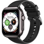 Smart Watches for Men Women: 1.85" Smartwatch with 30 Day+Battery Life Make/Answer Call Sleep Heart Rate SpO2 Monitor IP68 Waterproof 120+Sport Mode Watch for Android iPhone Samsung Black