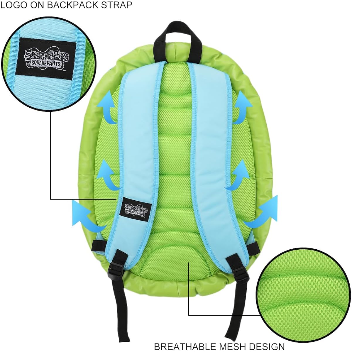 Bioworld Spongebob Squarepants Gary The Snail 16.4 Character Backpack