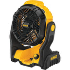 Dewalt 20V Max Portable Fan, Battery Powered Rechargeable Cordless Shop Fan, Up To 4.5 Hrs Runtime, Variable Speed, 650 Cfm, Tool Only (Dce512B)