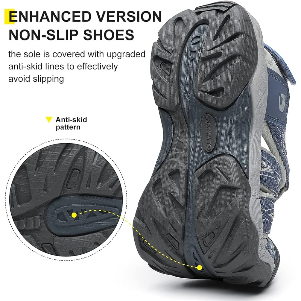 Dannto Women'S Sport Hiking Sandals Closed Toe Outdoor Athletic Walking Sandal Lightweight Summer Water Shoes