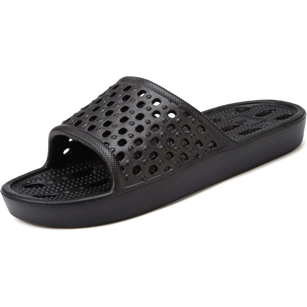 Clootess Shower Shoes Slide For Men And Women Holes Bath Slipper Bathroom Sandal Pool Gym College Dorm Non-Slip