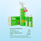 Bugmd Bed Bug Spray, Roach & Ant Killer, Indoor Cockroach Treatment, Pet Safe Plant-Based Pest Control For Home, Kills Spiders Fleas Mites, 64 Oz Kit