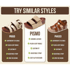 Project Cloud 100% Genuine Leather Platform Sandals Women Footwear-Beach Essentials Summer Wedges With Plush And Soft Insole-Non Slip & Lightweight Wedge Sandals For Women 2026