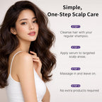 Hair Thickening Serum Helps Reduce Hair Loss, Korean Hair Growth Serum Roll On for Men and Women, Scalp Care Balances Oil, Rosemary, 0.5 Fl Oz (Pack of 1)