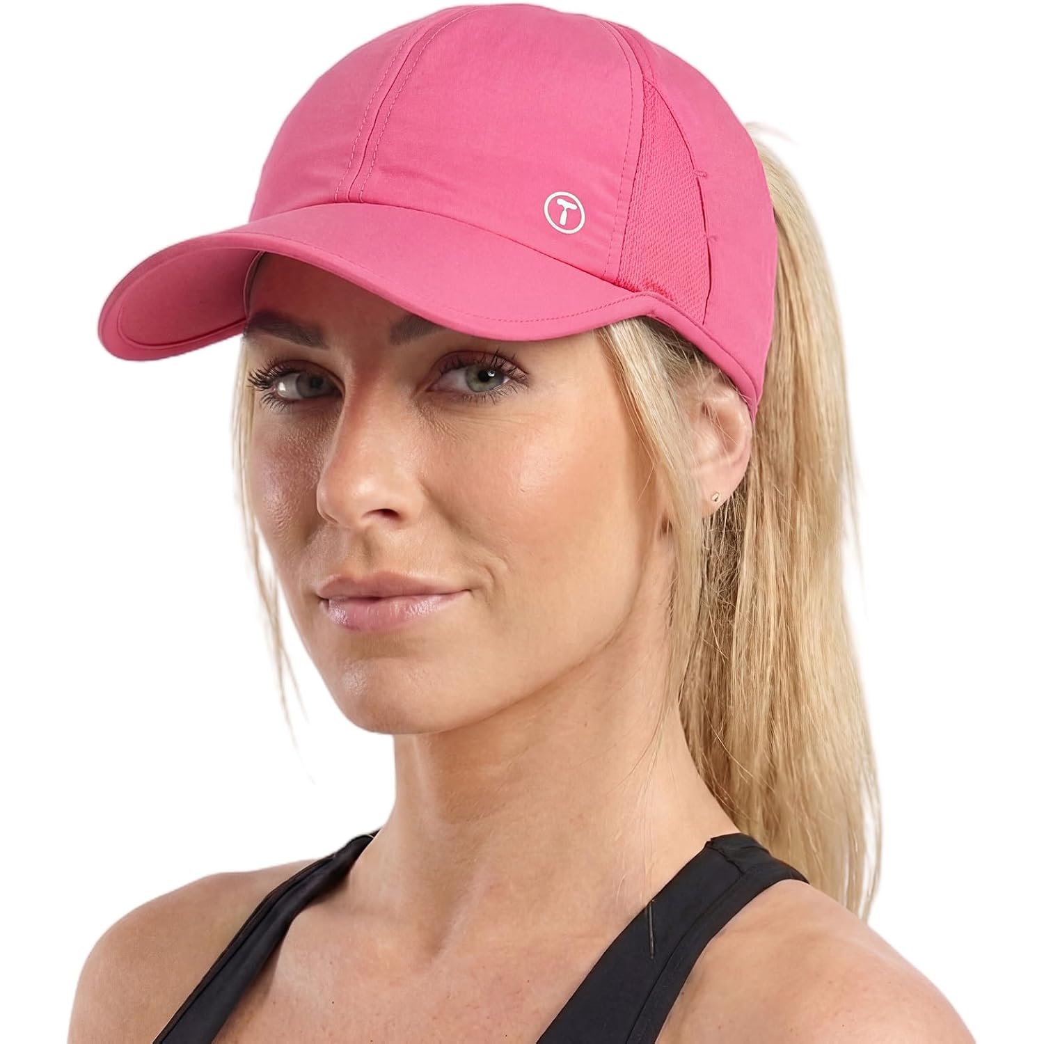 Top-Ex Cooling Uv 50 High Ponytail Baseball Cap For Women Quick Dry Sports | Advanced Tech Sweat-Absorbing Band; Breathable Running Fit; 2.4Oz Ultra-Light; Packable; Water-Resistant; Eco Recycled.