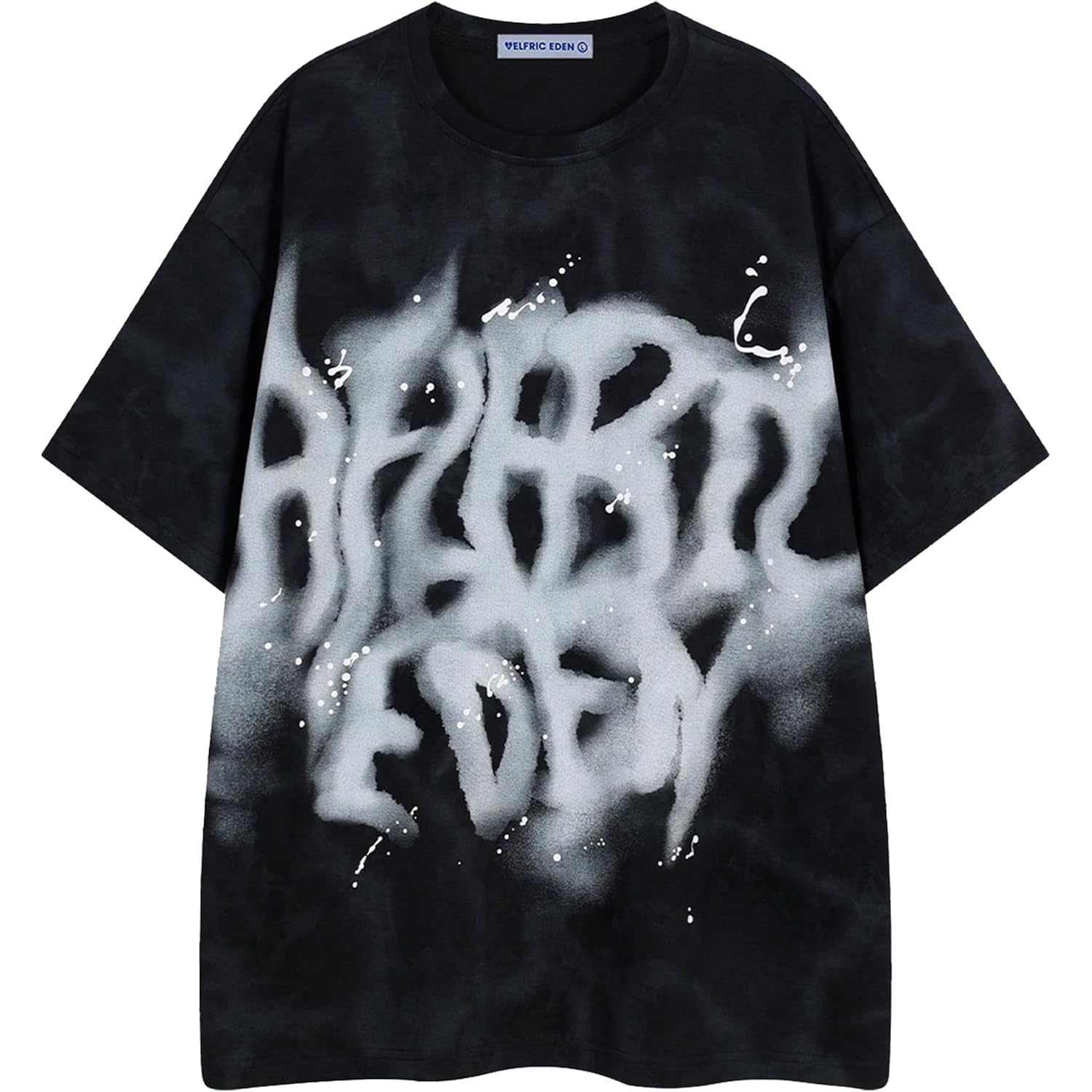 Aelfric Eden Mens Graphic Tee Shirts Oversized Baggy Loose Cotton T-Shirt Streetwear Casual Summer Y2K Shirt