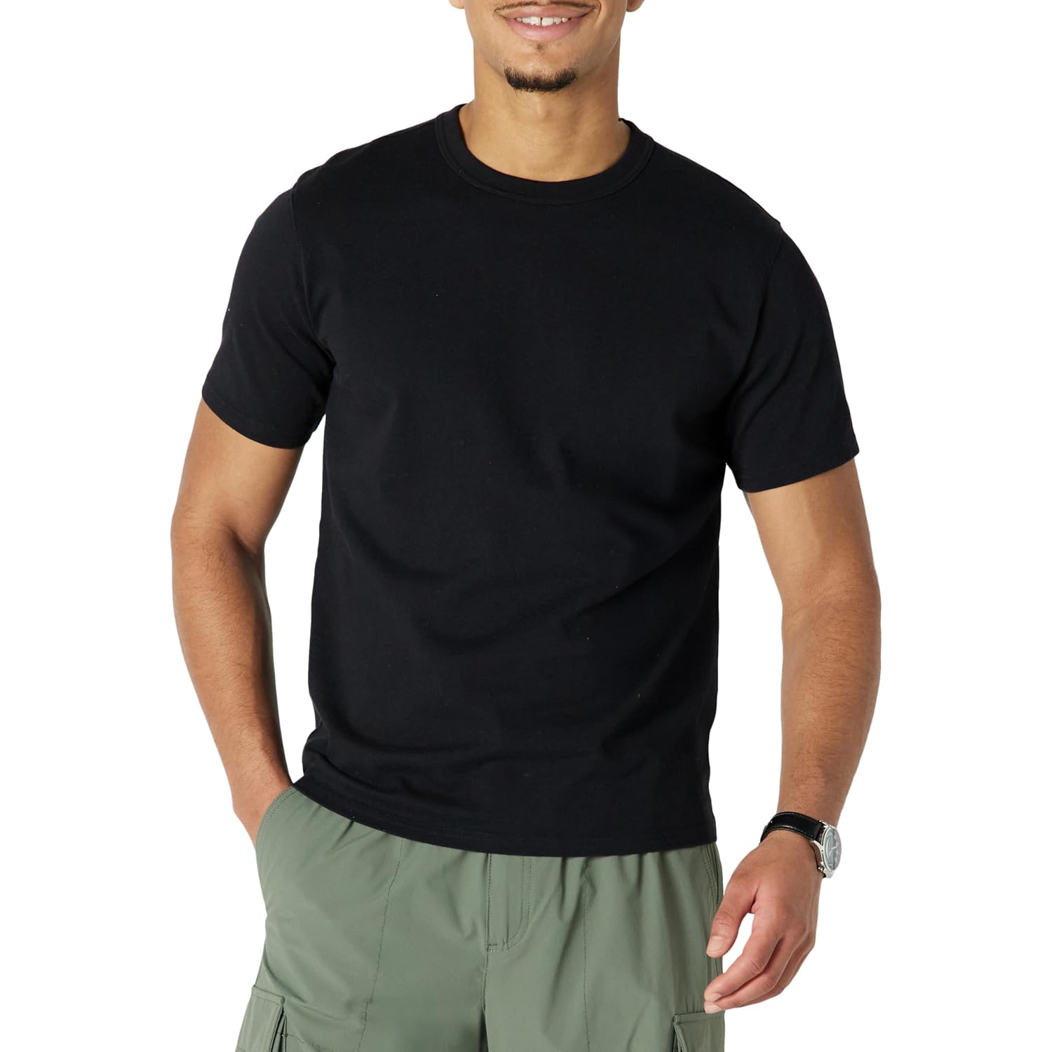 Amazon Essentials Men'S Relaxed-Fit Heavyweight Cotton T-Shirt