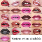 Kaely 2-In-1 Mauve Metallic Lipstick And Lip Liner Makeup, Shimmer Liquid Metallic Lipsticks For Women, Glitter Lip Gloss Stain Long Lasting Waterproof Smudge Proof 24 Hour, Vegan & Cruelty-Free, 16