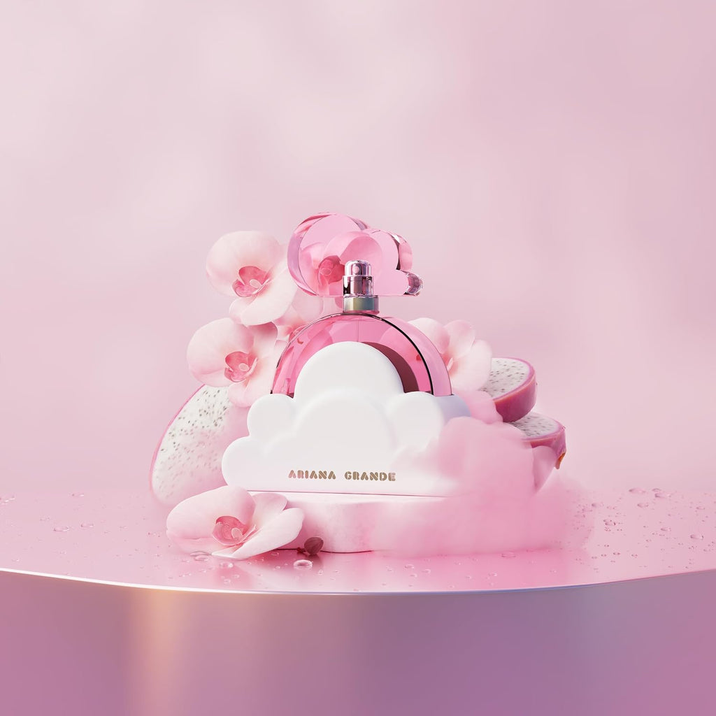 Ariana Grande Cloud Pink Eau De Parfum – Long Lasting Fragrance With Dragon Fruit, Vanilla Orchid, And Amber Woods – Gourmand Musk Women’S Perfume