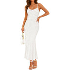 Zesica Women'S Summer Floral Spaghtti Straps Midi Dress 2026 Bodycon Sleeveless Square Neck Casual Beach Long Dresses