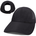 Large Wide Brim Baseball Sun Hats For Women Mesh Quick Dry Sports Hat Outdoor Travel Beach Ponytail Cap