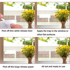 Mosqueda Window Fly Traps, 30 Pack Sticky Fly Traps For Indoors, Fly Catchers For Inside Home, Waterproof & Non-Toxic Adhesive Sticky Paper Trap For Mosquitos Bugs Housefy Fruit Fly Flying Gnats