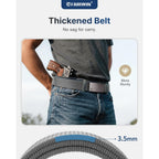 Men'S Ratchet Belt, Nylon Tactical Belt, Adjustable Ratcheting Buckle For Golf Work Casual Outdoor Hiking Daily Wear