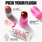 Milk Makeup Cooling Water Jelly Tint – Long-Lasting Sheer Lip + Cheek Stain with Firming Vegan Collagen + Hydrating Aloe – Transfer Proof, Buildable Lip Tint + Blush