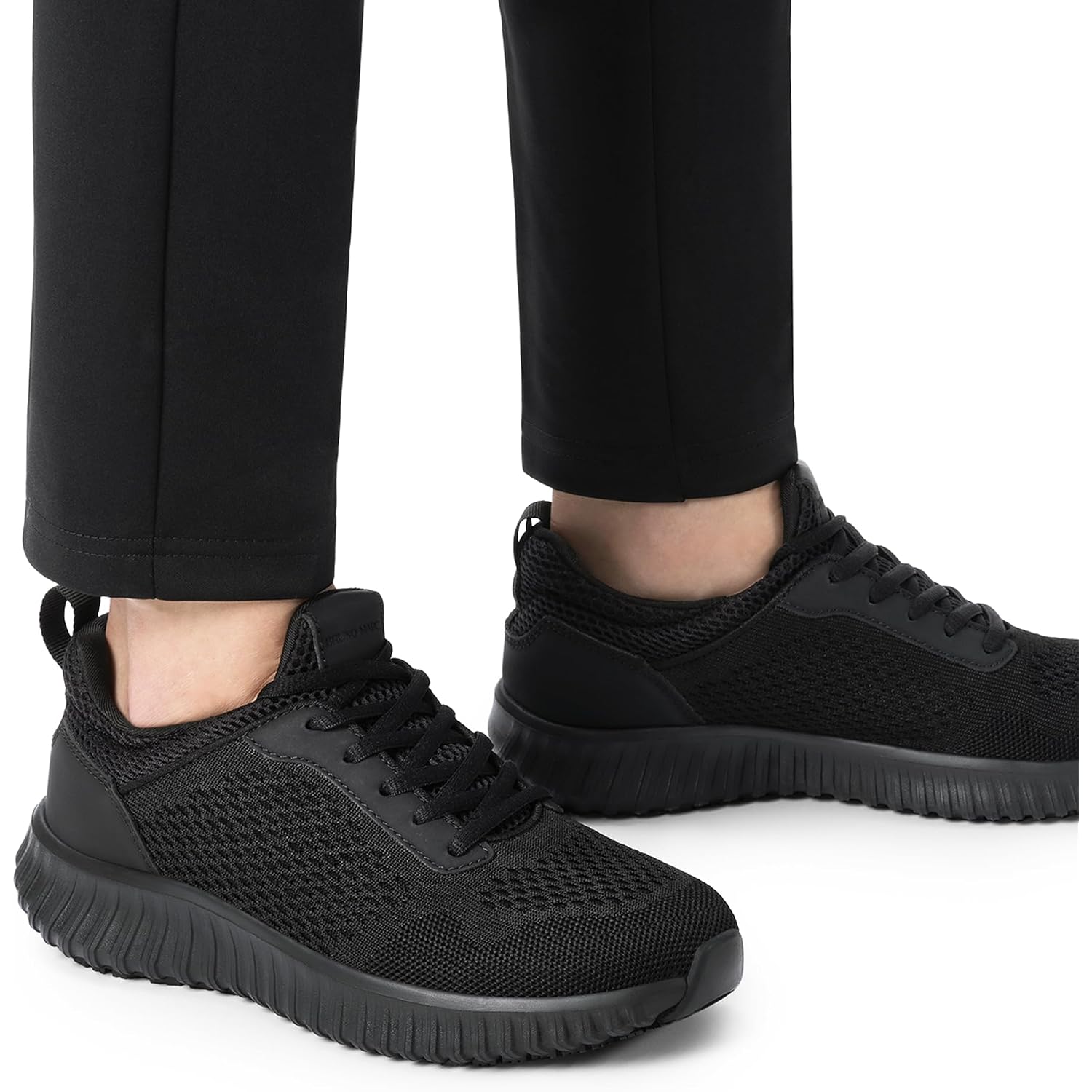 Bruno Marc Women'S Non Slip Work Shoes Walking Black & Lightweight Food Service Chef Kitchen Restaurant Resistant Sneakers