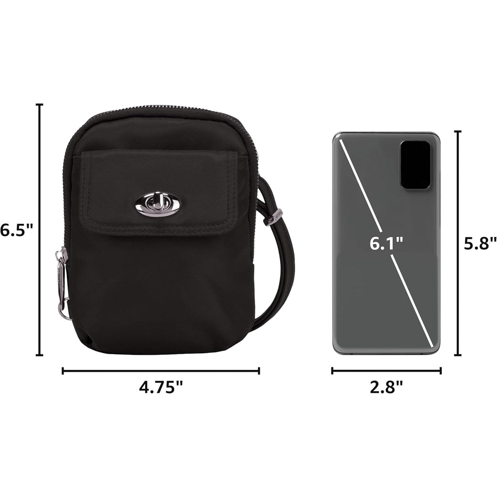 Travelon Anti-Theft Tailored Crossbody Phone Pouch