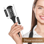 Facón Razor Comb for Hair Cutting - Professional Hair Cutting Comb Kit with 12 Replacement Blades, Double Edge Shaper for Salon & Home, Premium Styling Thinning Texturizing Split Ends Trimming Razor