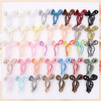 4 Pcs Bow Hair Clips Elegant Hair Claw Butterfly Hair Accessories for Girls Nonslip Butterfly Clips Hair Grips Styling Accessories for Women