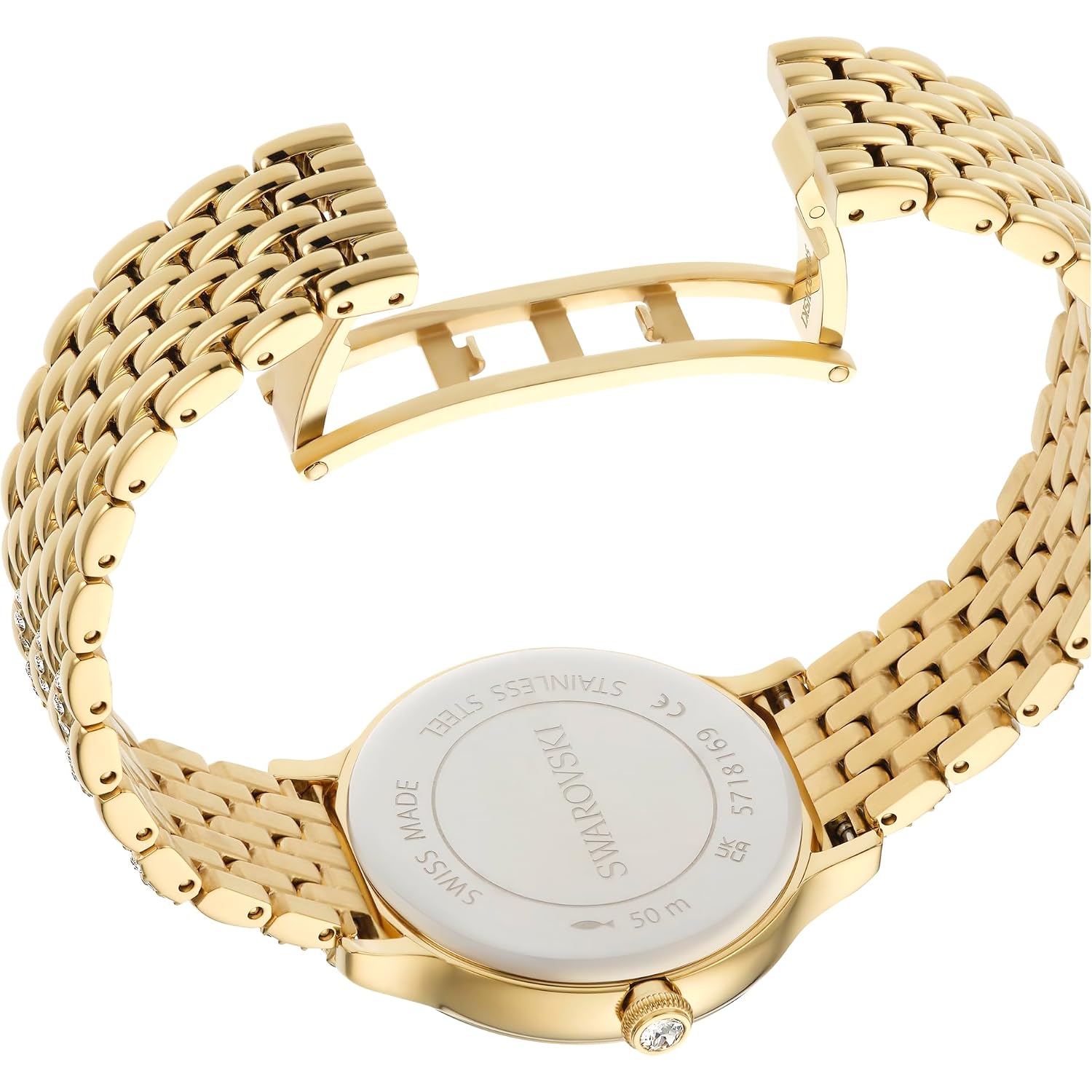 Swarovski Imber Watch, Swiss Made, Metal Bracelet, Gold Tone, Gold-Tone Finish