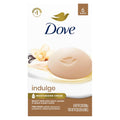 Dove Indulge Beauty Bar Soap 6 Count, Warm Vanilla & Sweet Cream, 3.75 Oz I Indulgent Beauty Bar With Warm Vanilla And Sweet Cream For Soft, Smooth And Healthy-Looking Skin