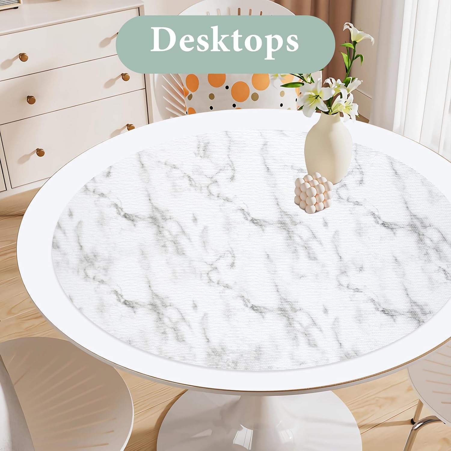 2-Layer Drawer And Shelf Liner For Kitchen Cabinet: 12 In X 20 Ft Non Slip Waterproof Shelf Paper Non Adhesive Refrigerator Liners White Marble Easy Liners For Bathroom With Knife Tape Measure
