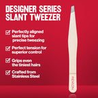 Revlon Designer Series Slant Tweezer, High Precision, Made With Long Lasting Stainless Steel, 1 Count