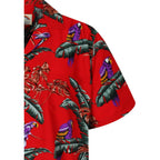 Paradise Found Mens Jungle Bird Tom Selleck Magnum Pi Rayon Shirt