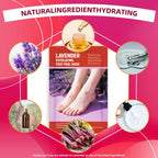 Foot Peel Mask for Dry, Rough Feet – Exfoliating Foot Mask with Fruit Acids, Lavender & Urea – Peeling Socks for Dead Skin & Cracked Heels – Foot Care for Women & Men