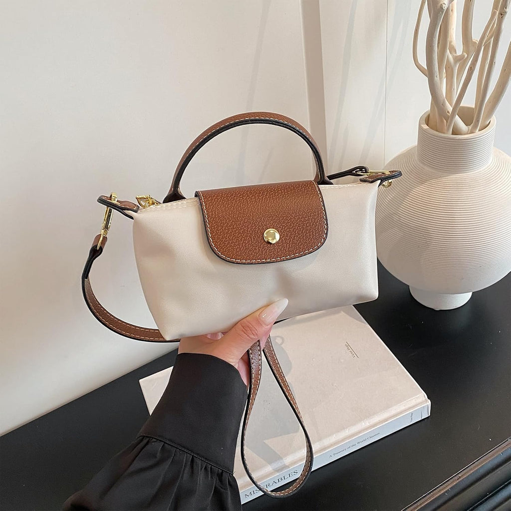 Mini Crossbody Bag for Women - Adjustable Strap Shoulder Purse, Small Spacious Tote with Zipper Pockets for Phone Wallet Keys