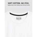 Kenneth Cole Reaction Mens T-Shirt Pack Of 3 - Upf 50+ Cotton/Spandex Jersey Slim Fit T Shirts For Men 3-Pack