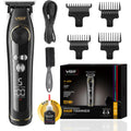 Vgr 299 Hair Clippers For Men, Professional Hair Trimmer For Men, Cordless Barber Clippers With 5-Speed Levels & 7000Rpm Motor, Zero Gap Trimmer With Ceramic Metal Blade For Fade And Line Up, Black