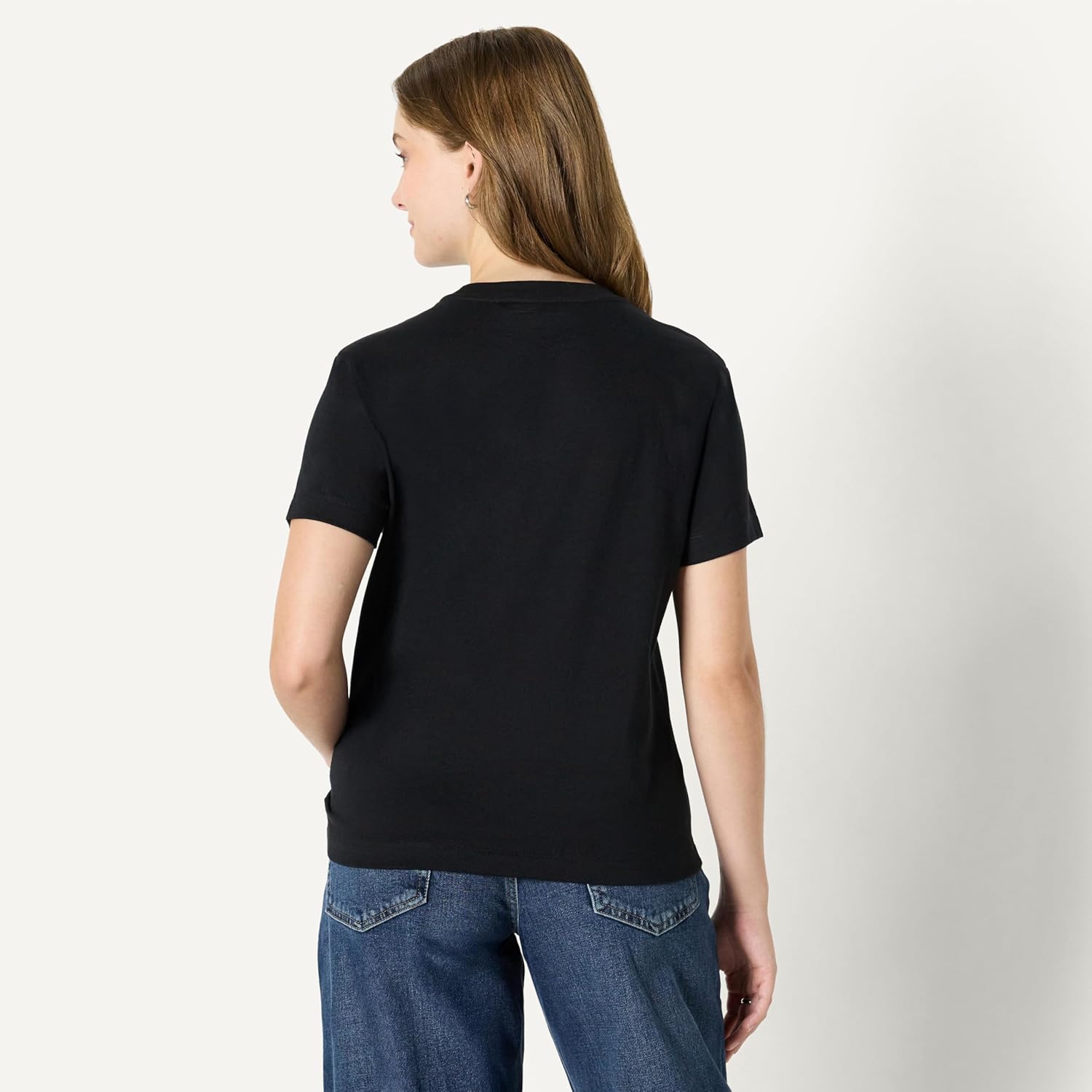 (Demi's Pick) Women's Relaxed-Fit Cotton Crewneck T-Shirt
