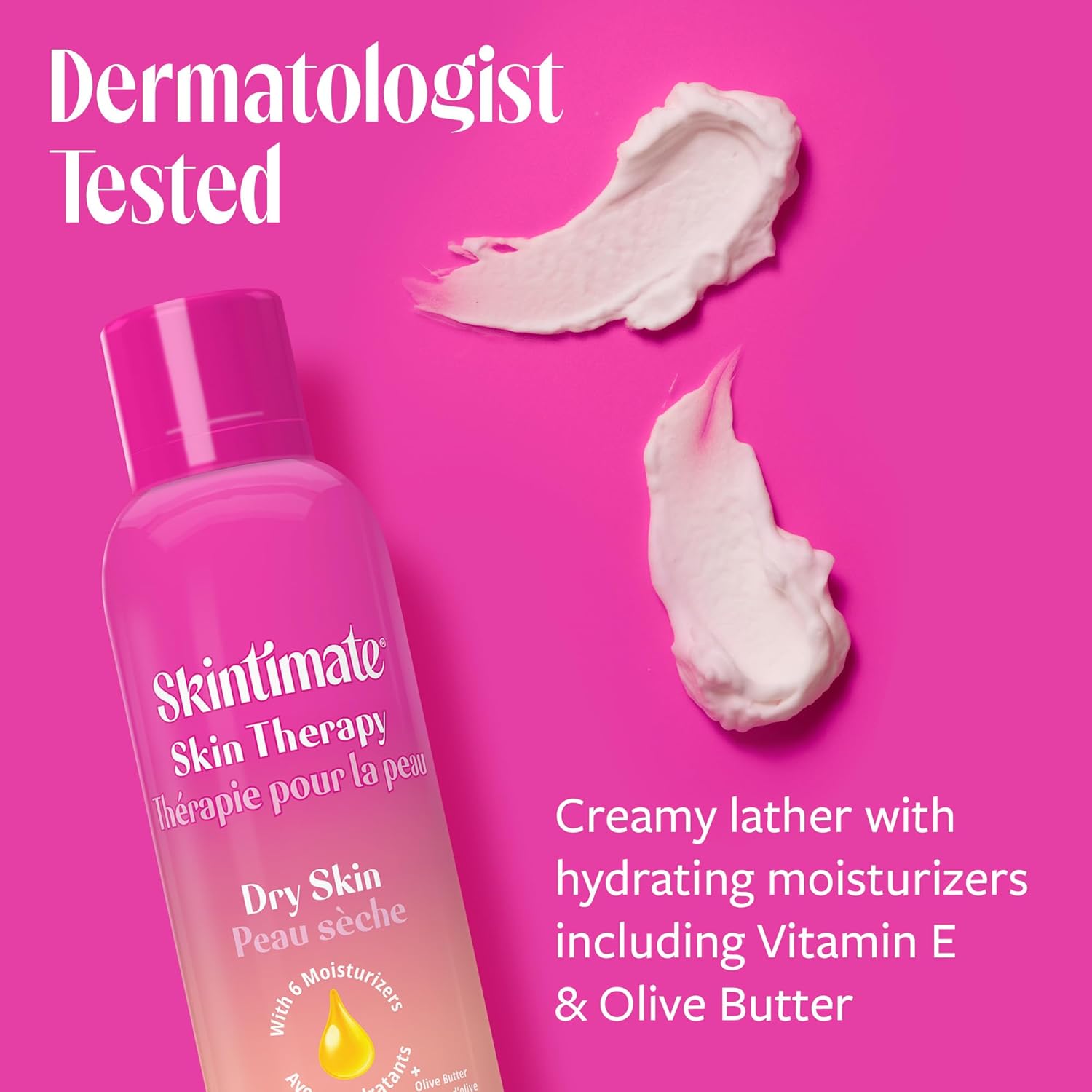 Skintimate Skin Therapy Dry Skin Shave Gel for Women, 3 Pack | Skintimate Shaving Cream for Women, Womens Shaving Cream, Shaving Foam, Womens Shave Gel, Pack of 3, 7oz each