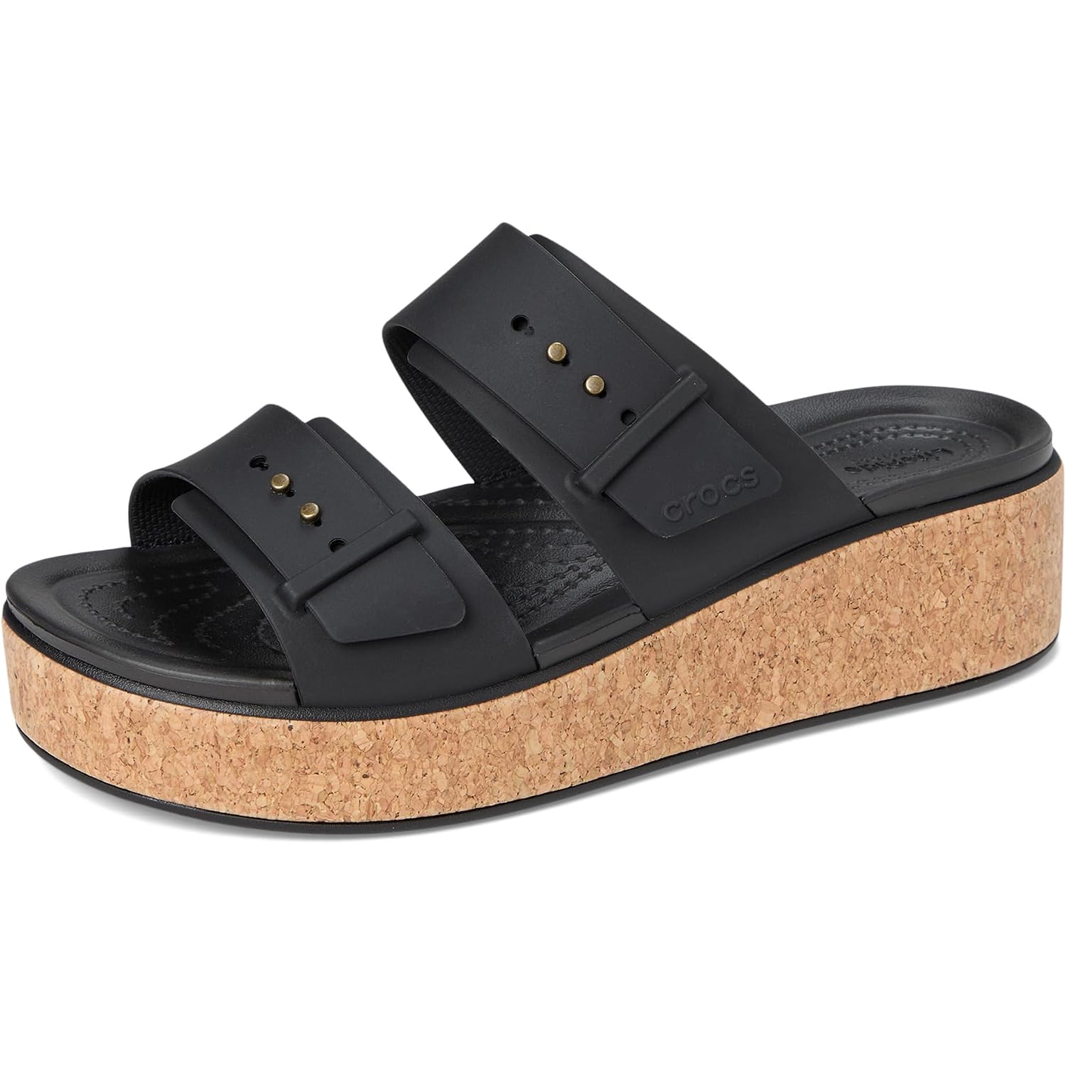 Crocs Women'S Brooklyn Cork Buckle Sandals