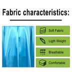 Salon Styling Capes For Clients, Hair Dye Cutting Capes With Elastic Hooks, Waterproof Light Weight Satin Sheen Styling Cape Barber Gown For Stylist, 63”*56”(Blue)