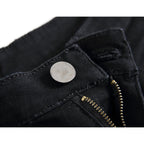 Enrica Men'S Ripped Distressed Slim Fit Holes Denim Shorts