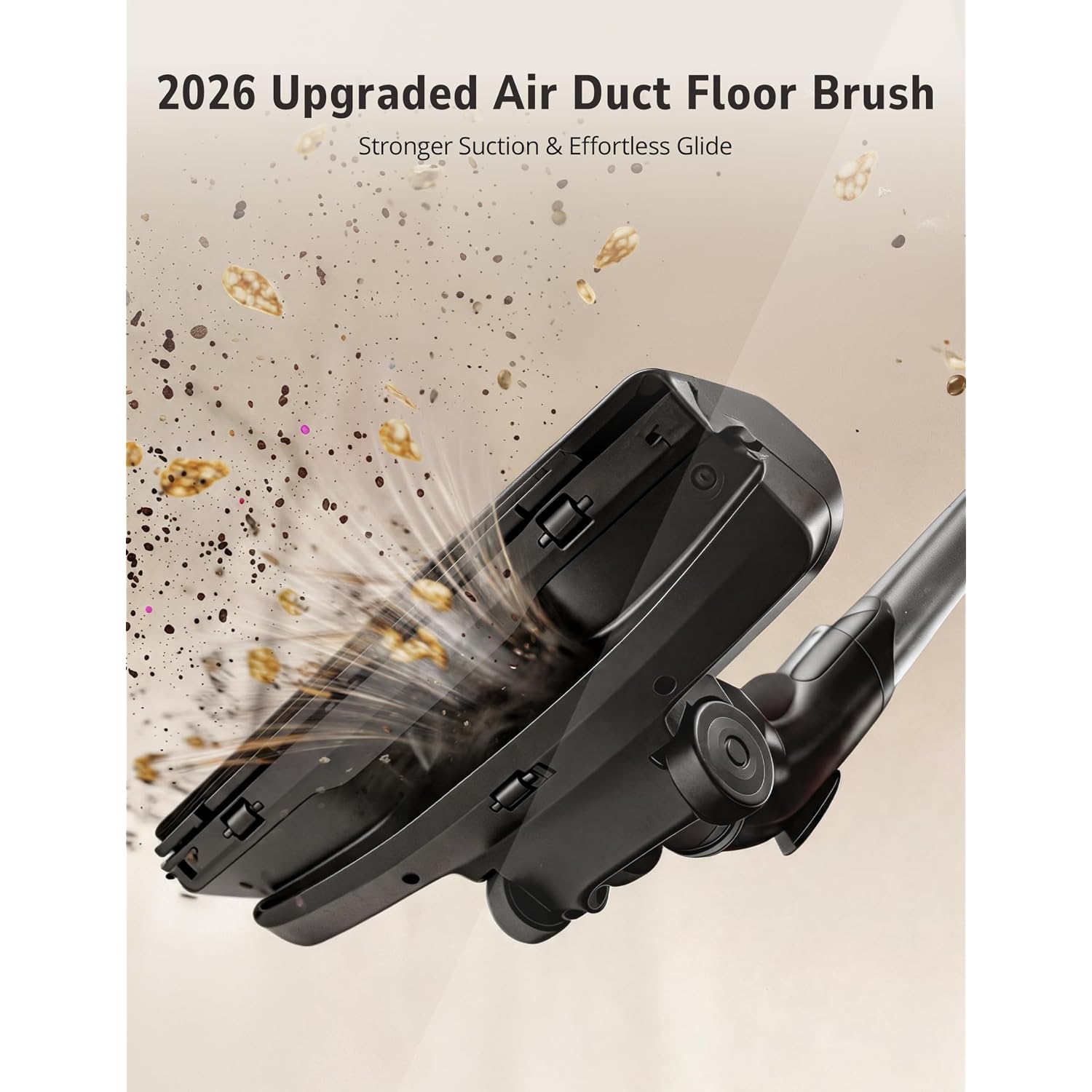 Aspiron Canister Vacuum, 1700W/45Kpa Bagged Vacuum Cleaner, 5L Large Capacity, Auto Cord Rewind, Hepa Filter, Low Noise, 8M Cleaning Radius, Easy To Push, For Hard Floor, Low Pile Carpet, Crack, Car