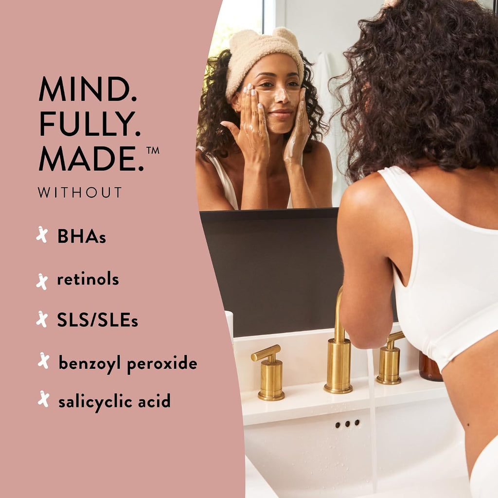 The Honest Company Mama'S Gotta Glow Face And Body Wash, Pregnancy Safe Clarifying Exfoliating Aha Cleanser, Packaging May Vary, 8 Fl Oz