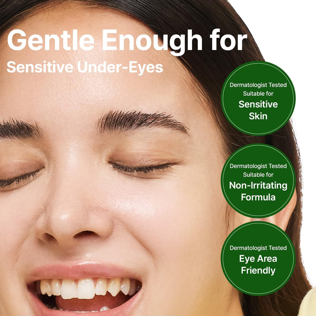 Goodal Green Tangerine Vitamin C Eye Patches Alpha – 25% Thicker Hydrogel Under Eye Patches For Puffy Eyes & Dark Circles, Korean Skincare, Radiant Glass Skin Look (60 Patches)