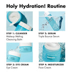 E.L.F. Skin Holy Hydration! Triple Bounce Serum, 1.7% Hyaluronic Acid Serum For Plump, Bouncy Skin, Moisturizing & Hydrating, Vegan & Cruelty-Free