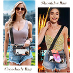 Clear Bag Stadium Approved, Clear Crossbody Bag Purses For Women For Concert, Sports, Festivals