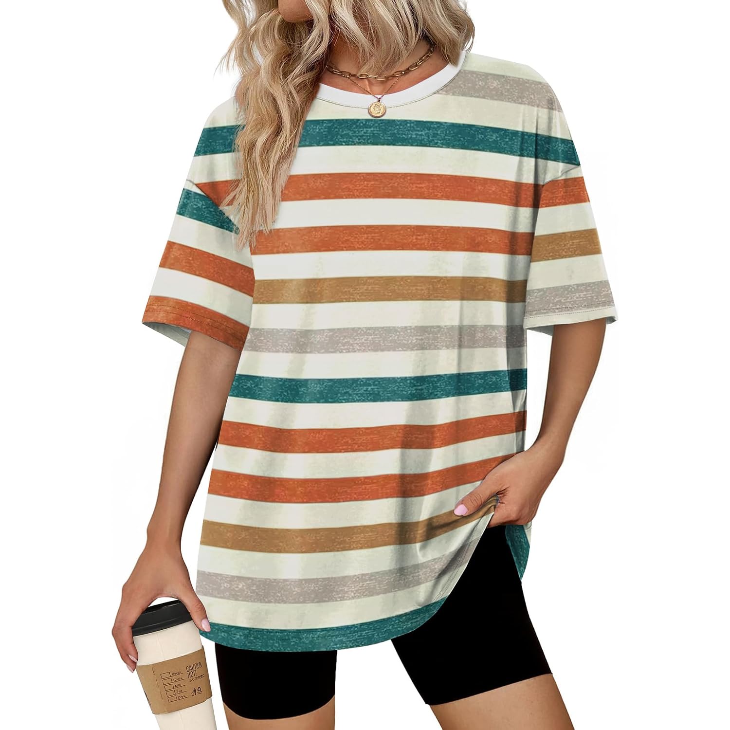 Wiholl Oversized Tshirts For Women Summer Tops Short Sleeve T Shirts Beach Vacation Clothes Travel Outfits Fashion 2026