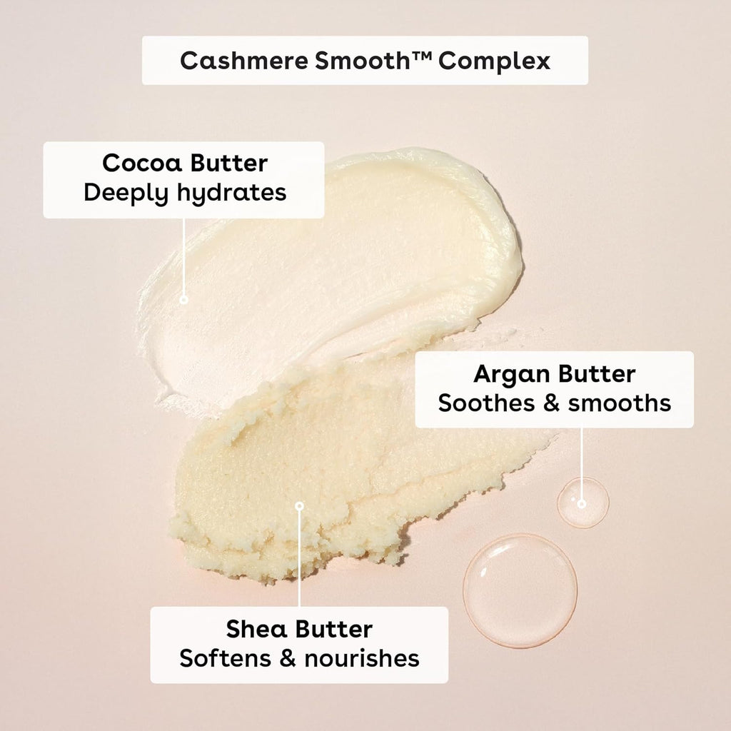 eos Cashmere Skin Collection Shave Butter - Vanilla Cashmere, Non-Foaming Moisturizing Shave Cream to Prevent Razor Burn, 7 fl oz