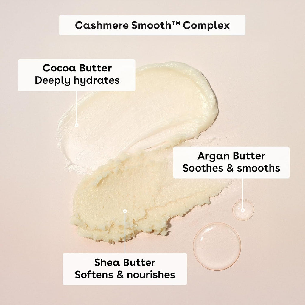 Eos Cashmere Skin Collection Pre-Shave Scrub - Vanilla Cashmere, Exfoliating Body Scrub, Hydrating, Shea Sugar, 7 Fl Oz