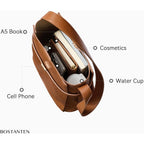 BOSTANTEN Bucket Bag Soft Vegan Leather Purses for Women Trendy Shoulder Handbags with Separate Pouch